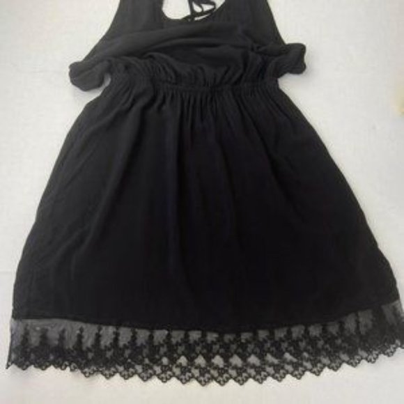 ?2/$20? Garage Black Summer Dress Lace Open Back Boho Sleeveless Size XS - Picture 5 of 5